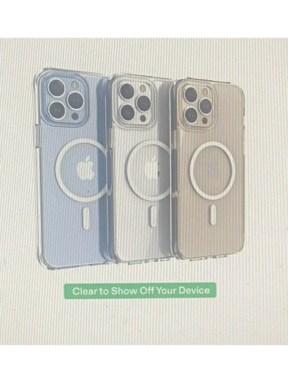 Onn Case for iPhone 13 Pro Max/12 Pro Max Clear
